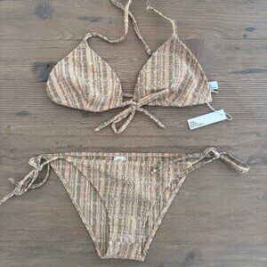 Lisa Marie Fernandez Seersucker Bikini